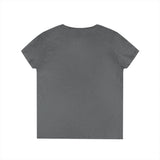 Ladies' V-Neck T-Shirt - Classic Light Logo