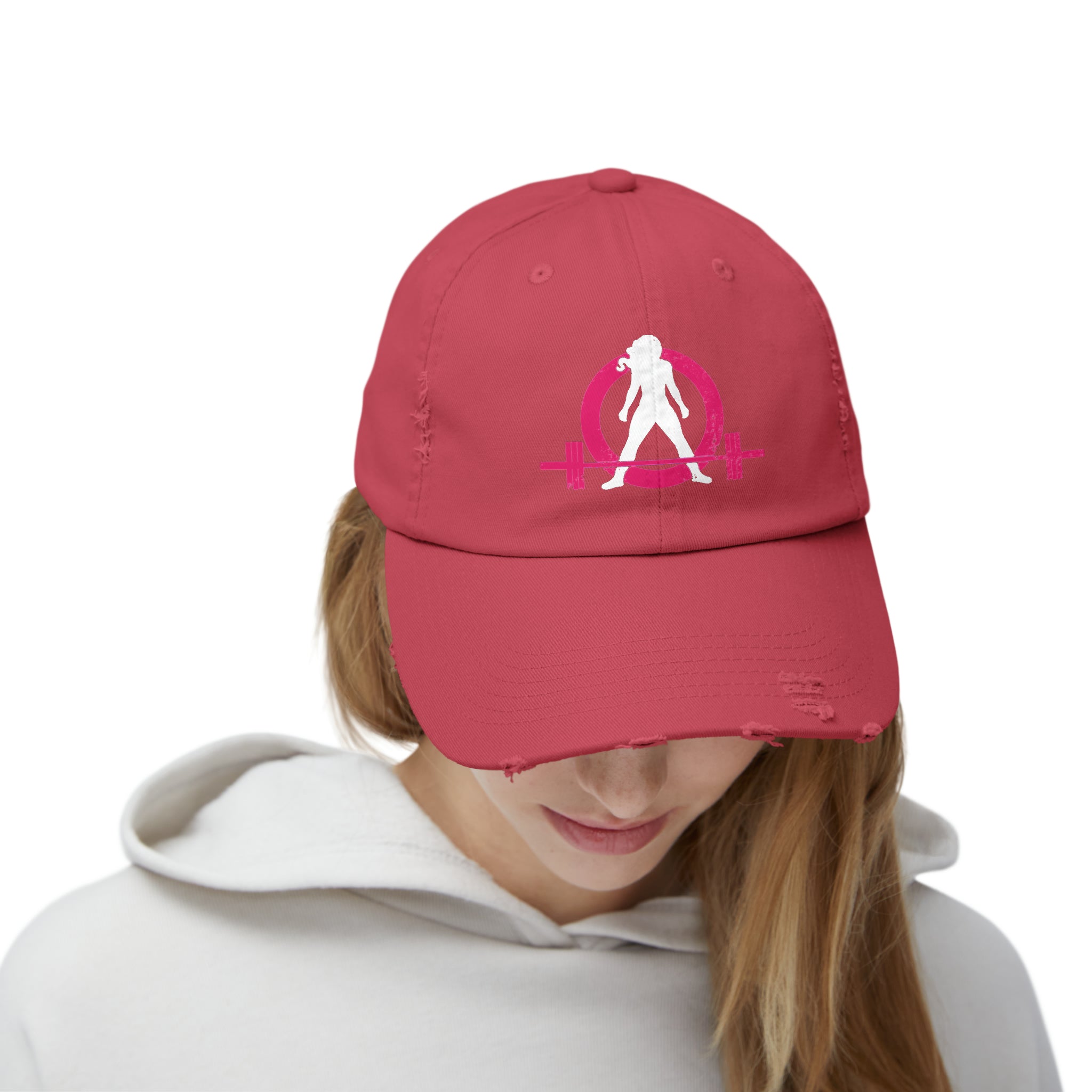 Unisex Distressed Cap - Classic Color Distressed Logo