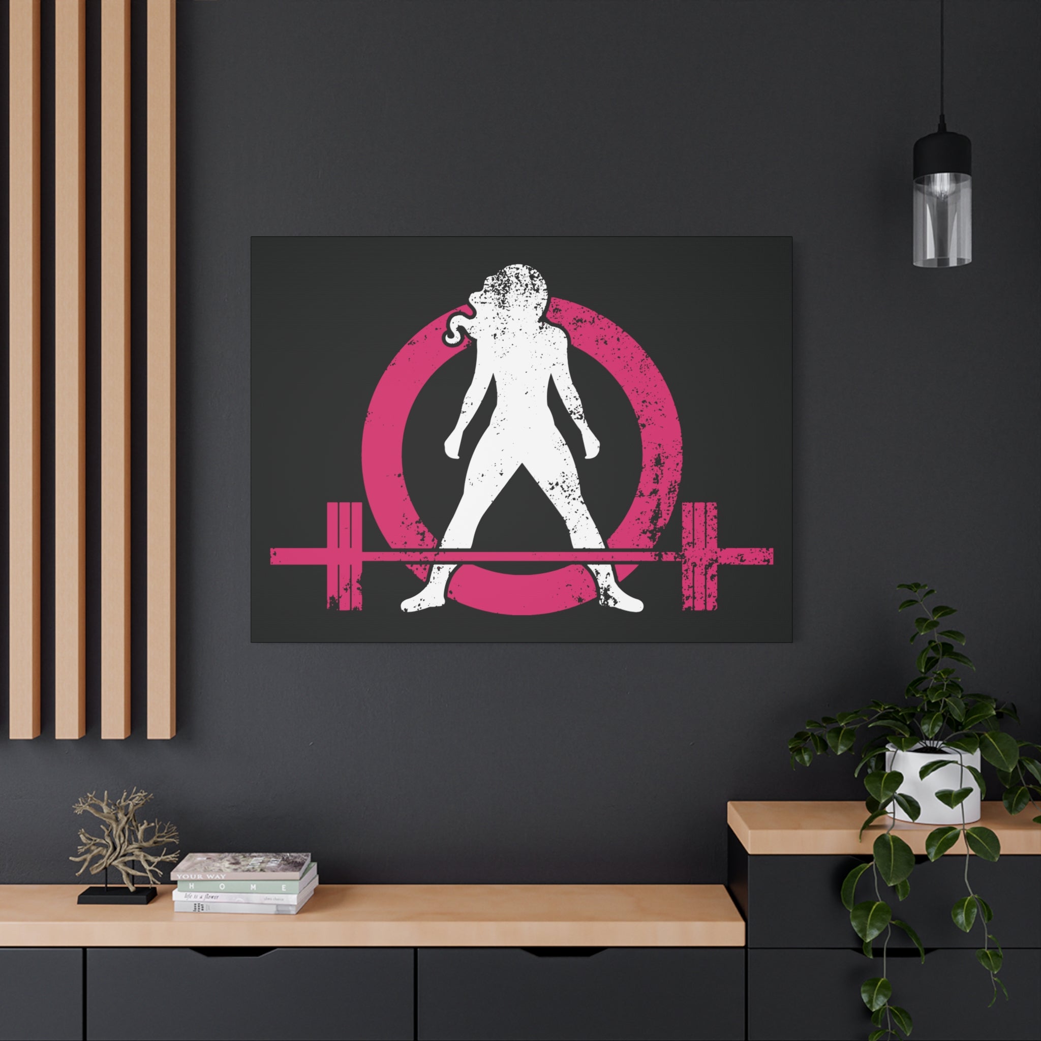 WWLW Distressed Logo - Fitness Motivation - Canvas