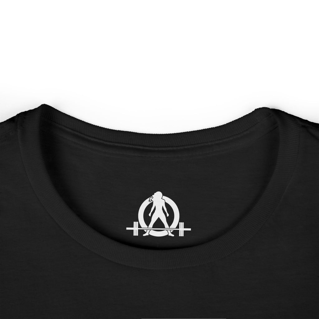 Dare To Be Different - Deadlift - Women's Softstyle Tee - Logo on Front - Plain Back