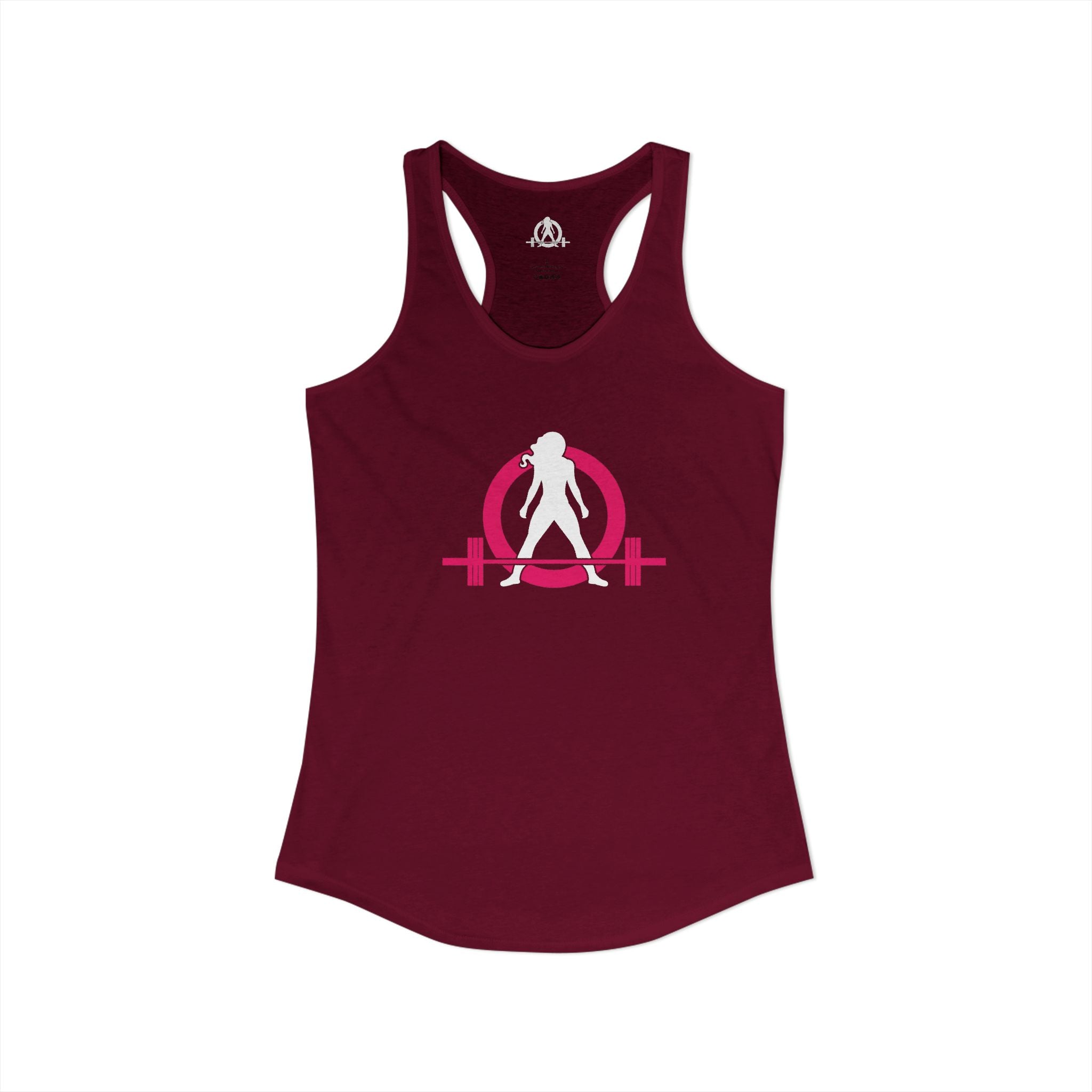 Strong Is Beautiful - Women's Ideal Racerback Tank - Classic Logo Front & Back