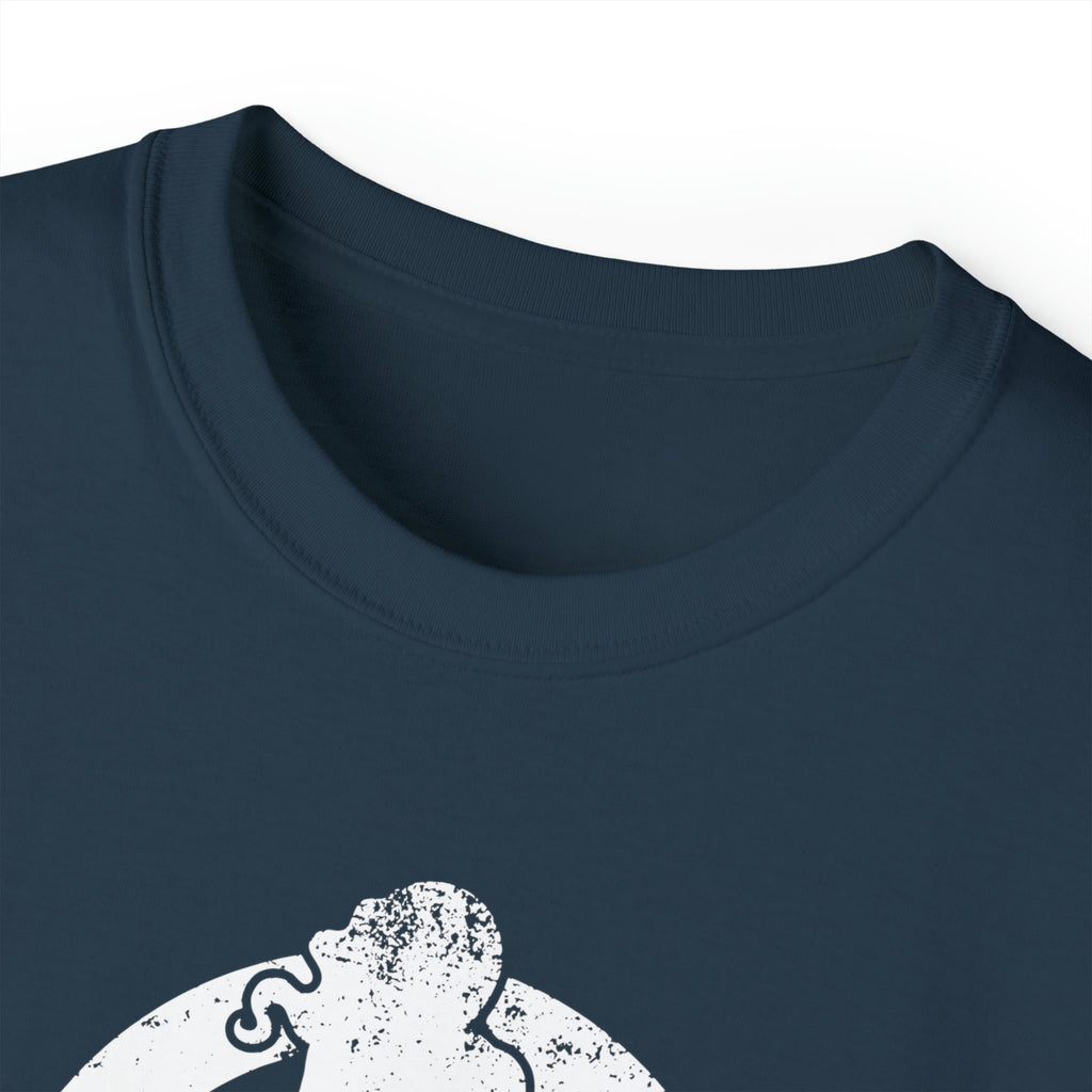 Strong Is Beautiful - Unisex Ultra Cotton Tee - Distressed White Logo - (BEST SELLER)