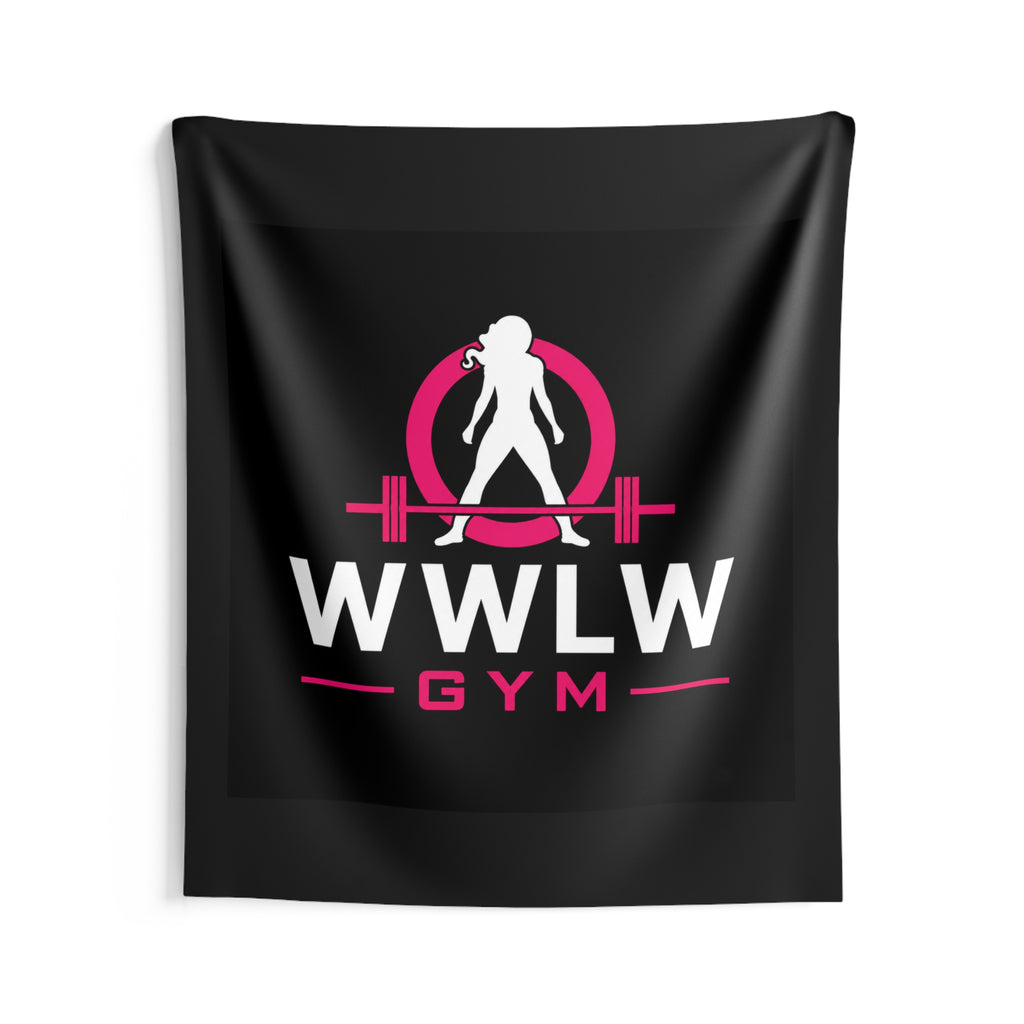 WWLW Gym Tapestry — Black