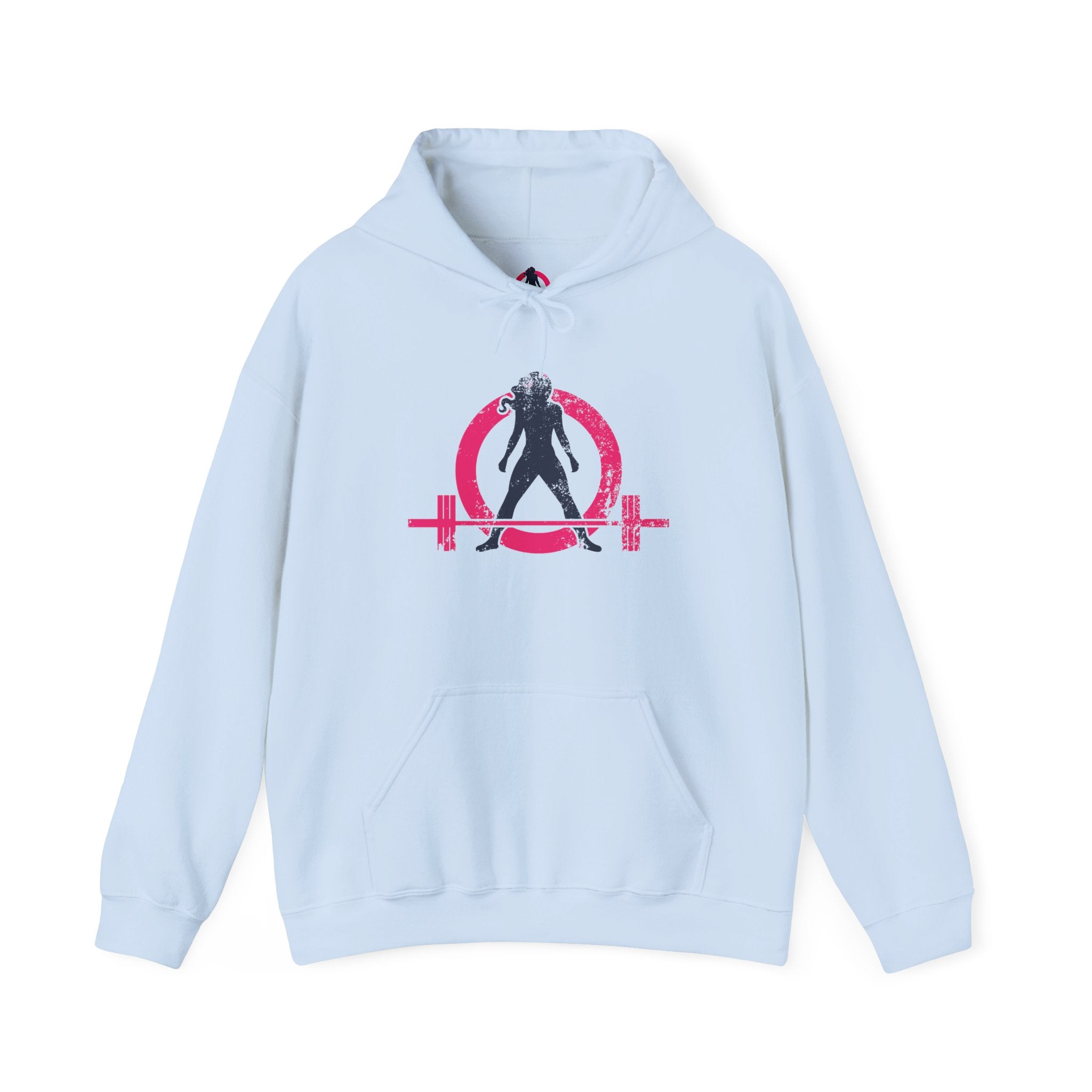 Distressed Logo - Unisex Heavy Blend Hooded Sweatshirt - Inverted Logo  (BEST SELLER)
