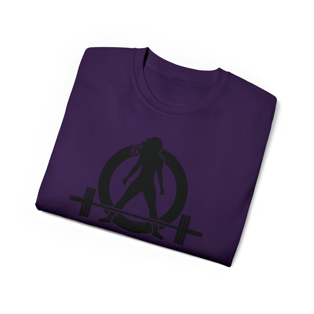 Classic Logo Black - Unisex Ultra Cotton Tee - Plain Back
