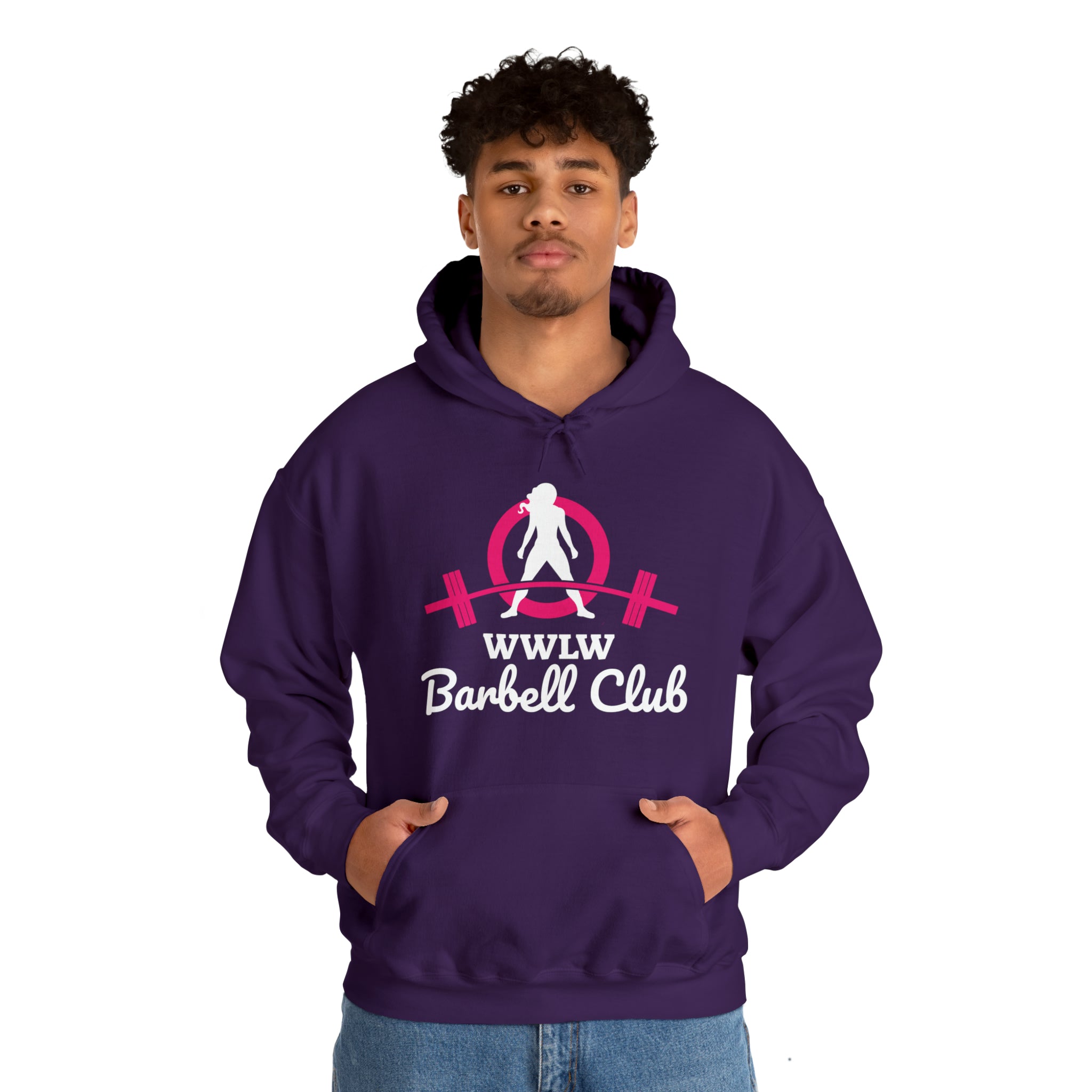 Barbell Club Classic Logo - Unisex Heavy Blend Hooded Sweatshirt