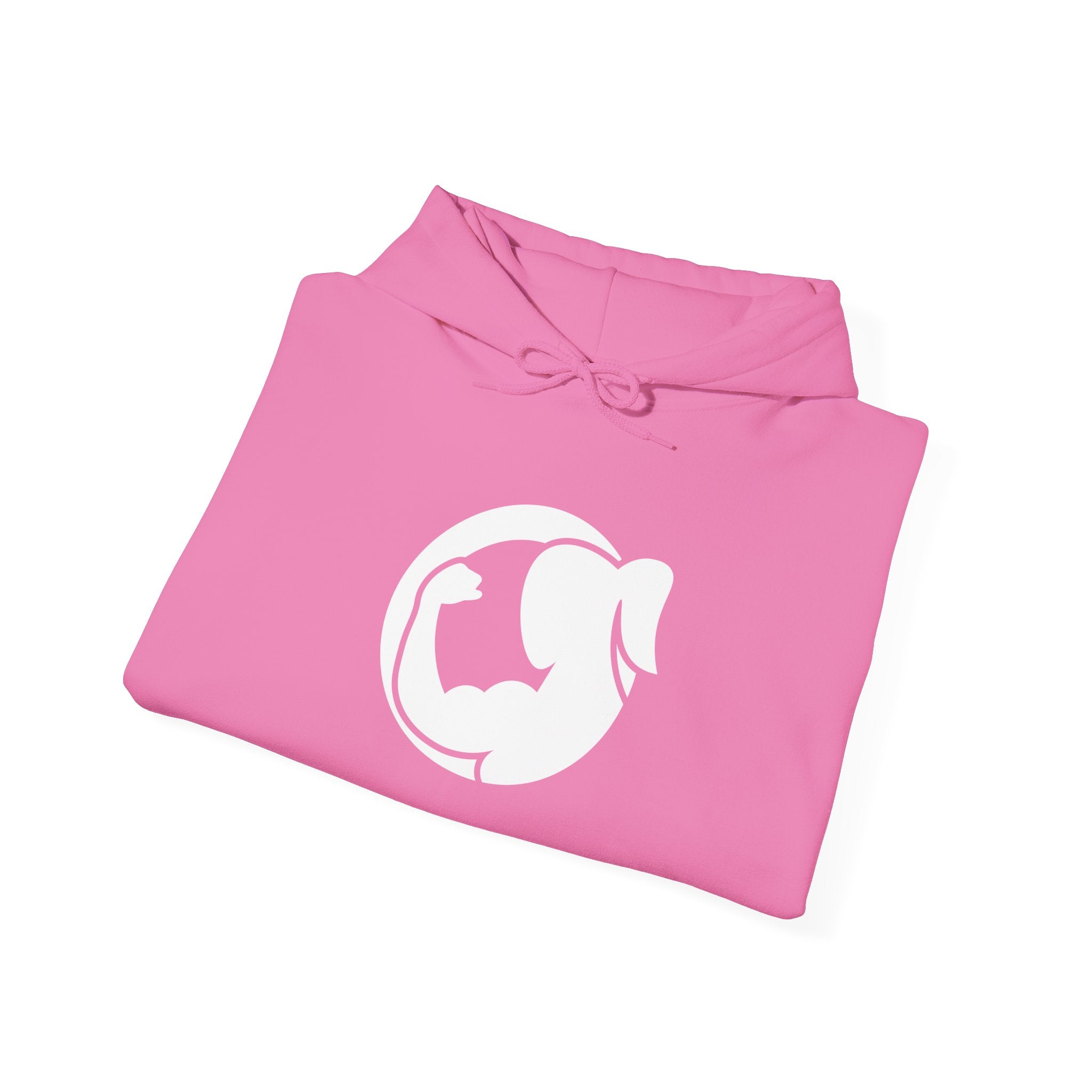 Strong Her – Unisex Heavy Blend™ Hooded Sweatshirt (White Logo) 💪