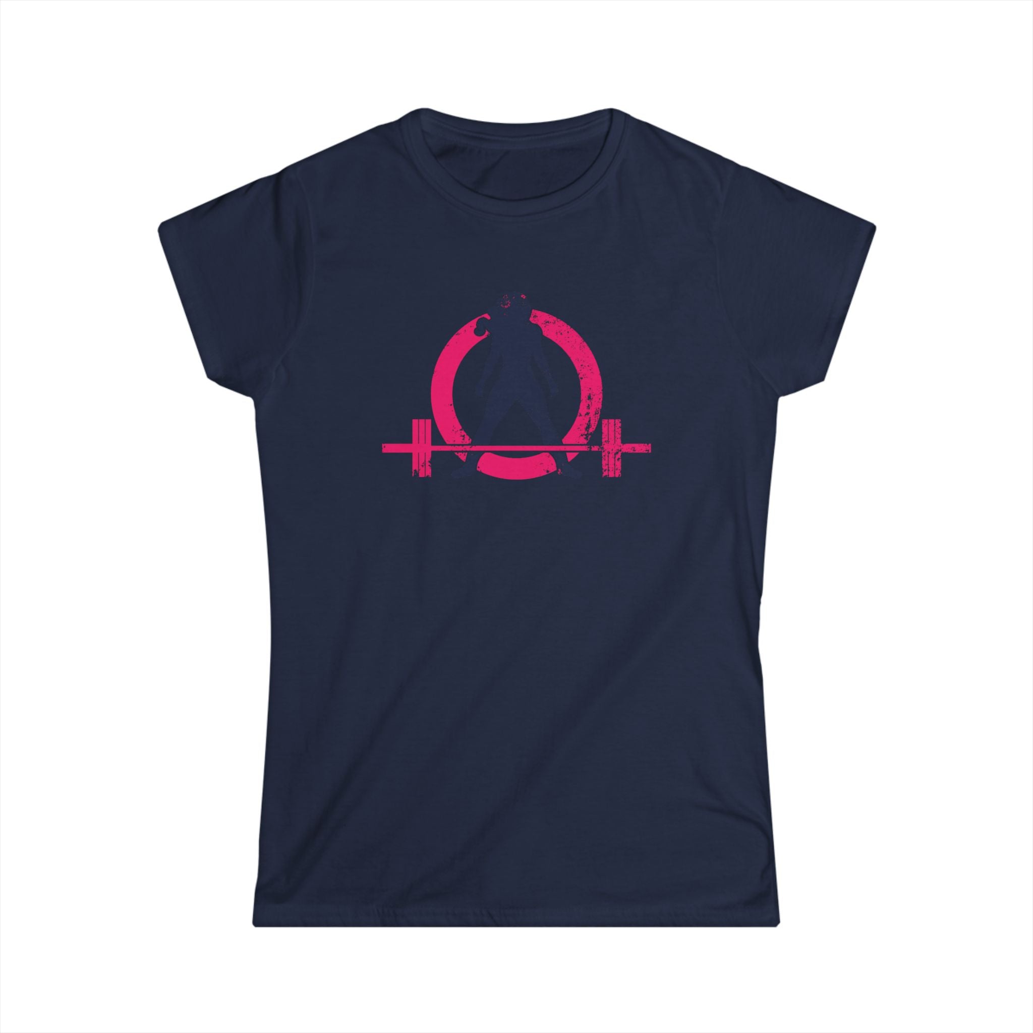 Women's Softstyle Tee - WWLW Distressed Color Logo - Plain Back