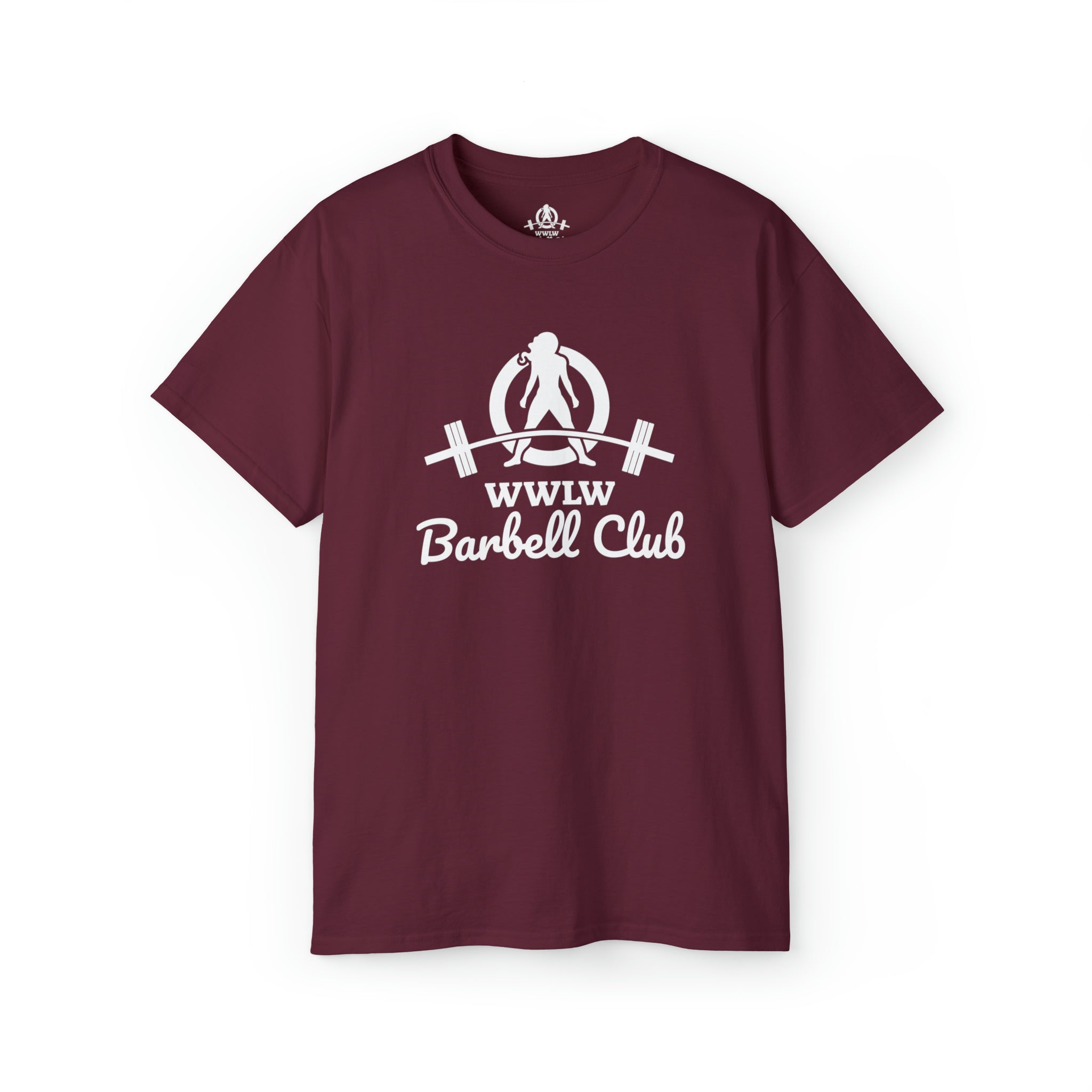 Barbell Club - Unisex Ultra Cotton Tee - White Logo