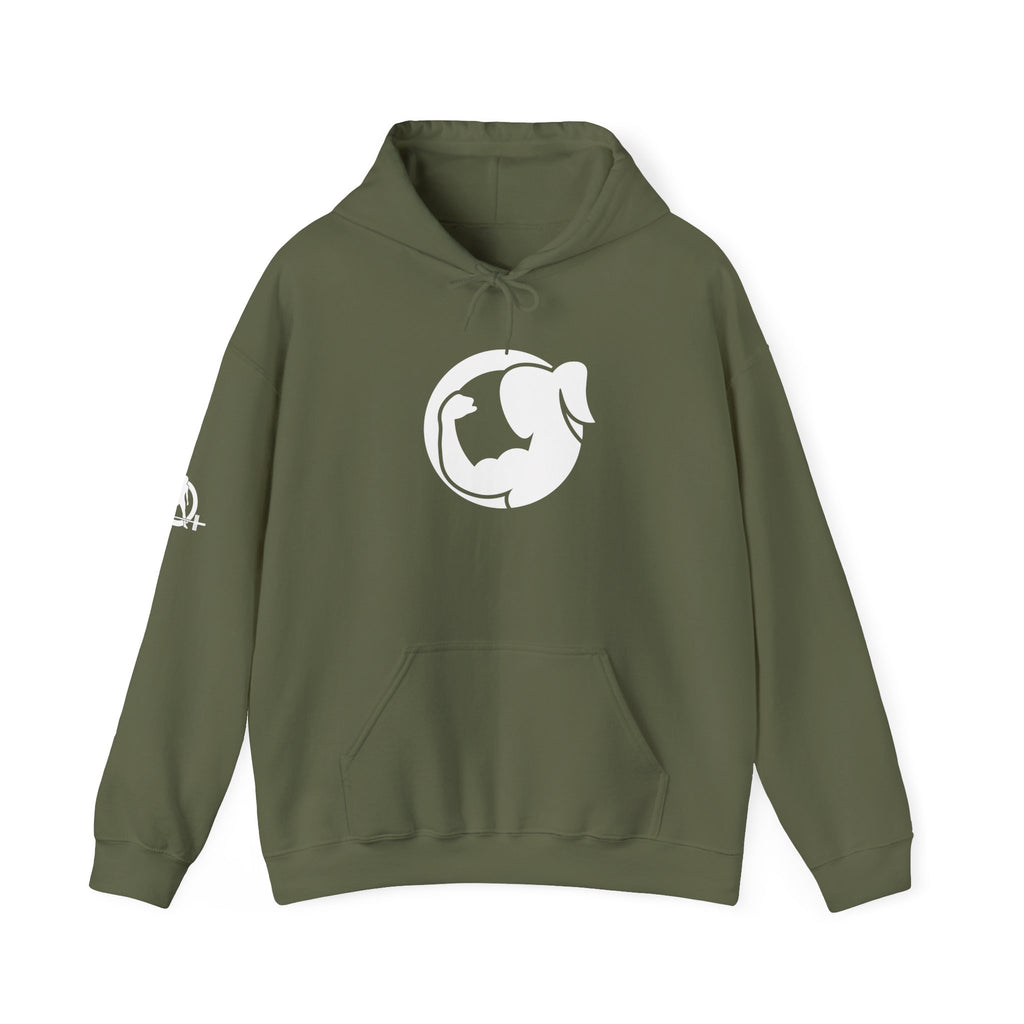 Strong Her – Unisex Heavy Blend™ Hooded Sweatshirt (White Logo) 💪