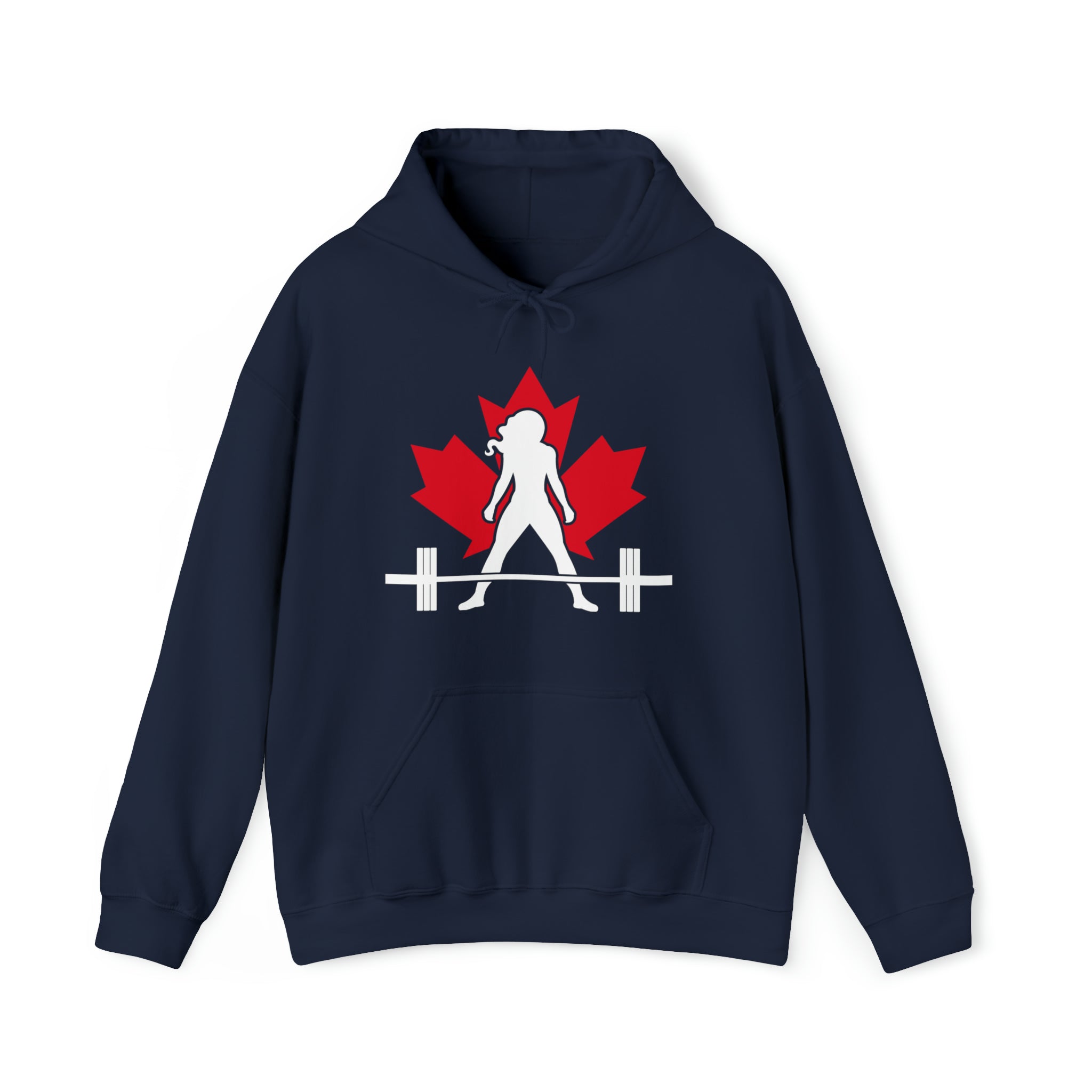 Unisex Heavy Blend Hooded Sweatshirt - Canada Dark Logo - Plain Back