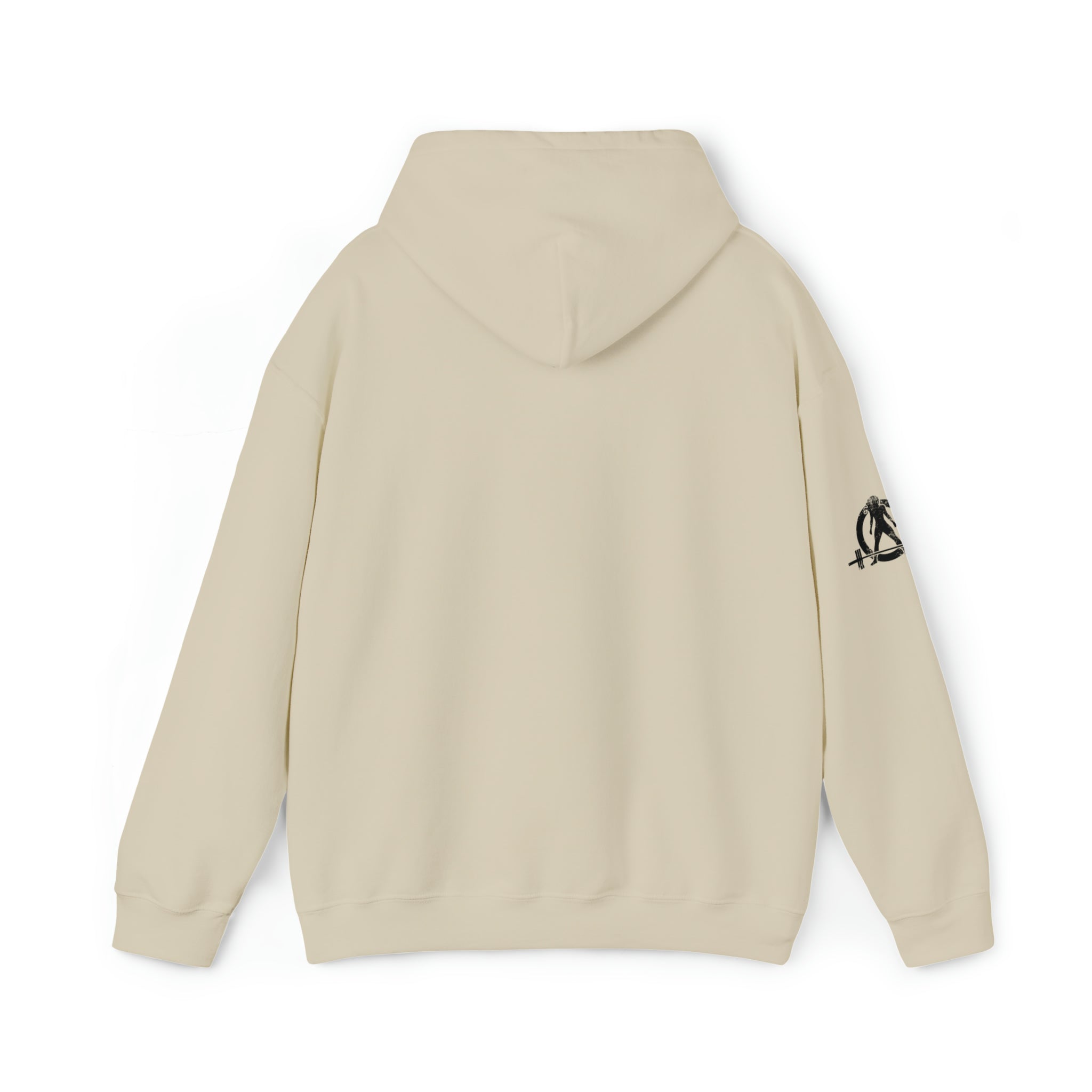 Strong Not Skinny - Unisex Heavy Blend Hooded Sweatshirt - Black Front Logo
