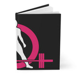 Hardcover Journal Matte - Half Classic Dark Logo