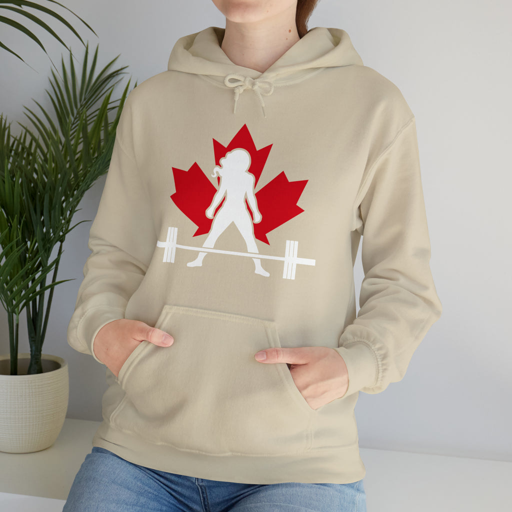Unisex Heavy Blend Hooded Sweatshirt - Canada Dark Logo - Plain Back