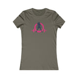 Distressed - Women's Favorite Tee - Inverted Color Distressed Logo