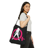 Adjustable Tote Bag (AOP) - Classic Dark Logo
