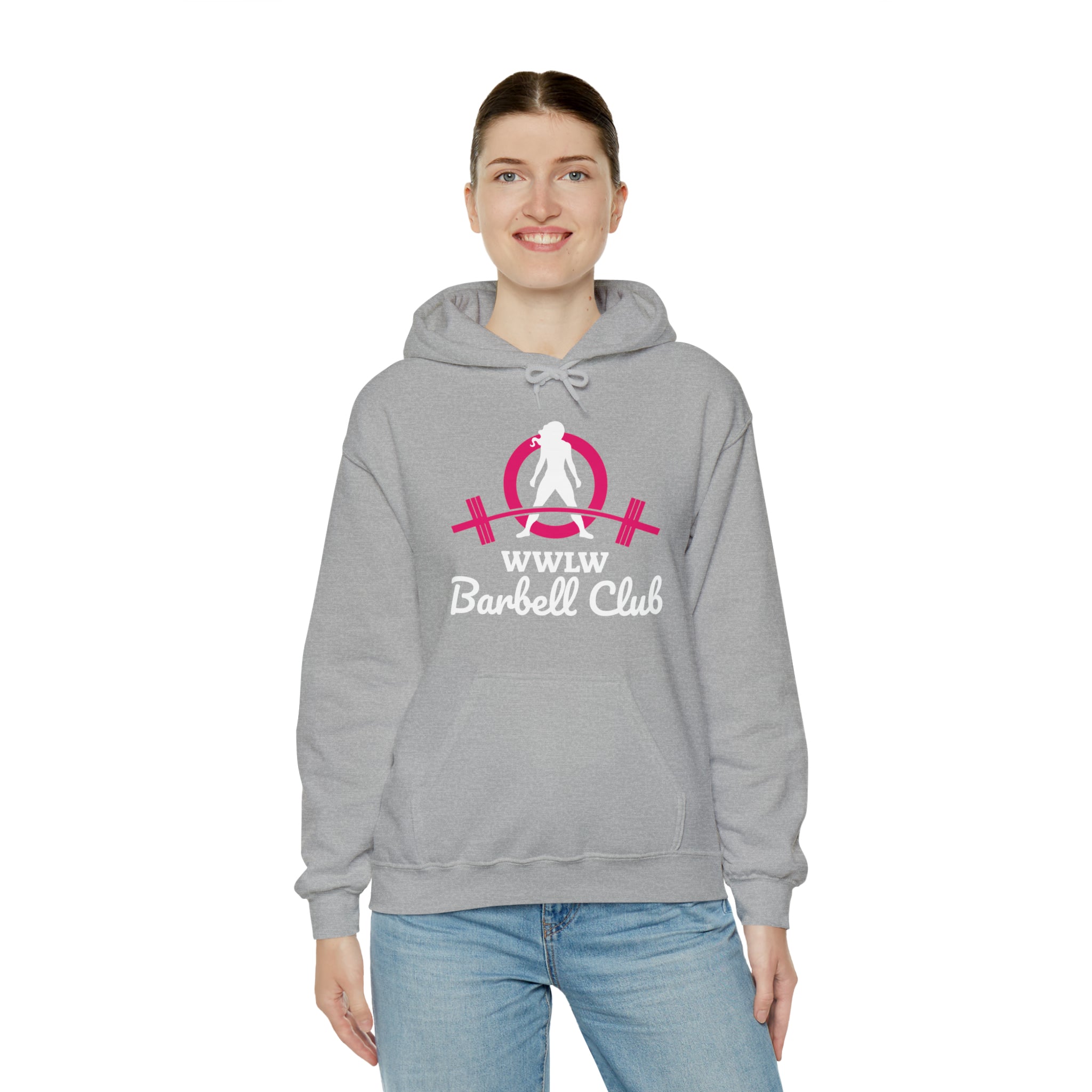 Barbell Club Classic Logo - Unisex Heavy Blend Hooded Sweatshirt