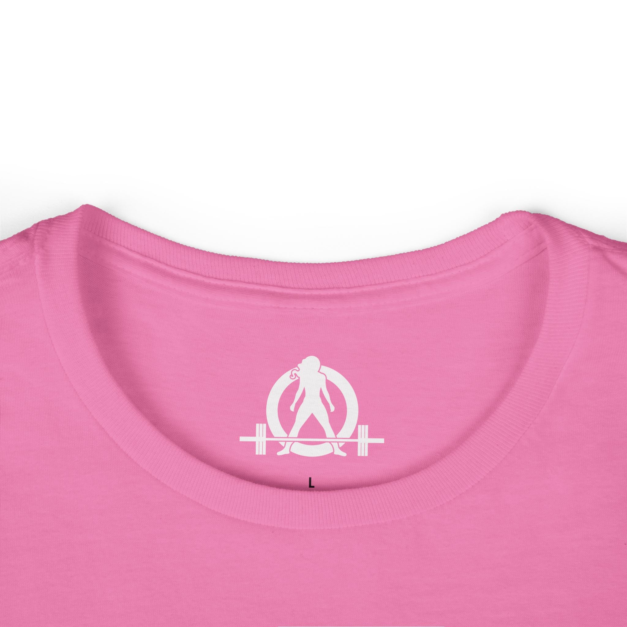 Kick Your Ass - Women's Softstyle Tee - White Logo - V2