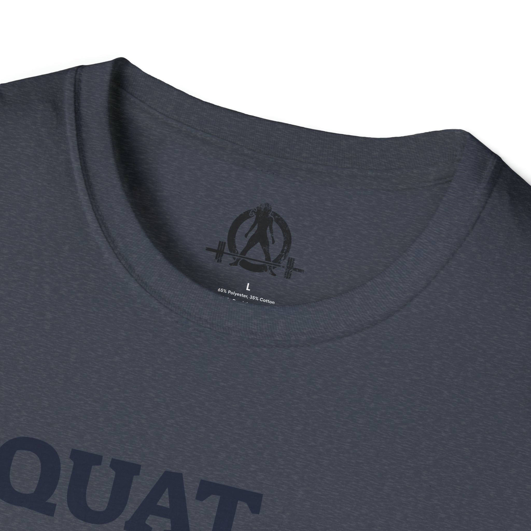 Squat Bench Deadlift Repeat - Unisex Softstyle T-Shirt - Pink - Plain Back