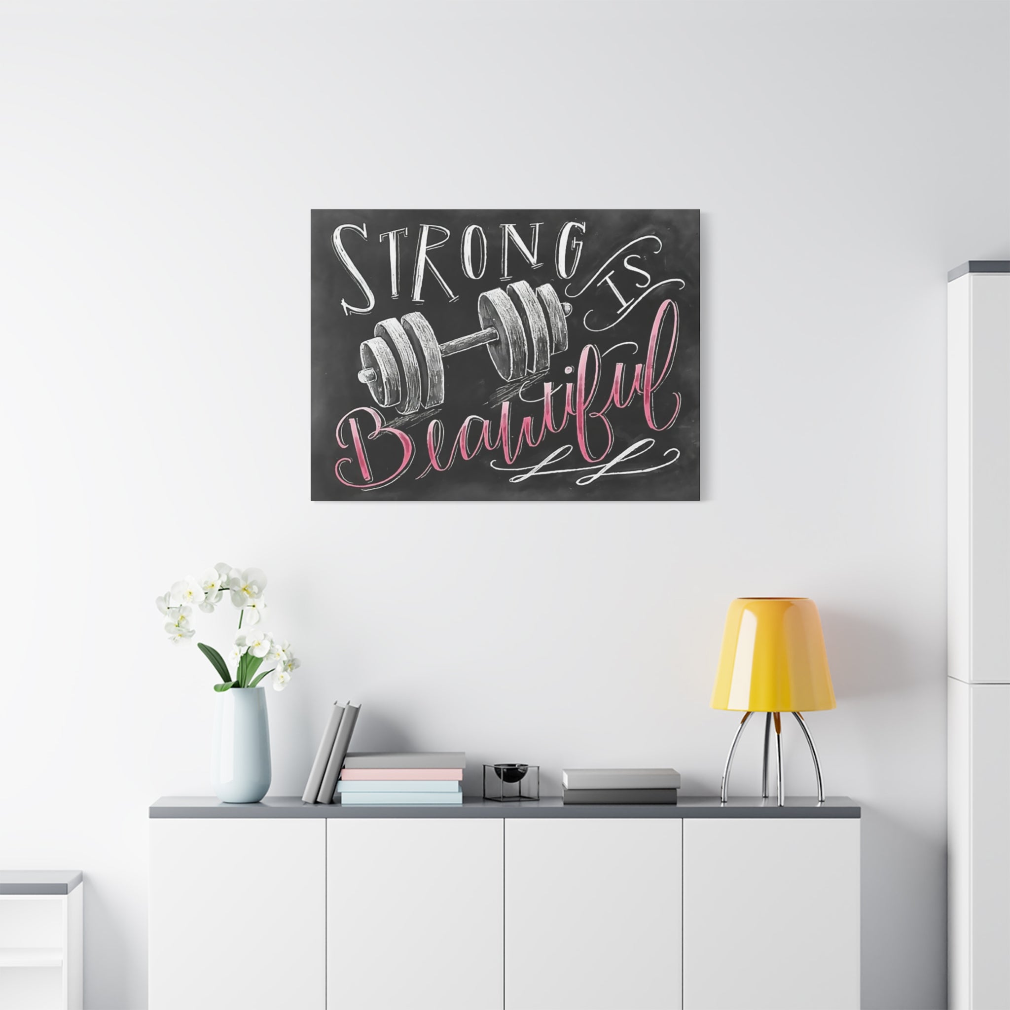 Strong Is Beautiful - Matte Canvas, Stretched, 1.25" - Motivational Wall Art