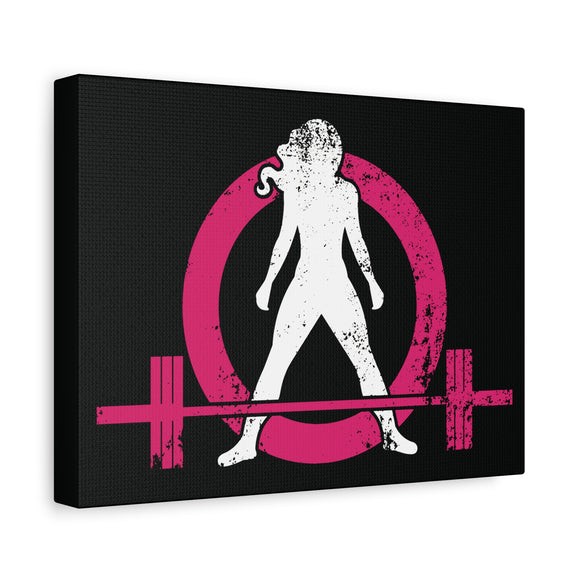 WWLW Distressed Logo - Fitness Motivation - Canvas