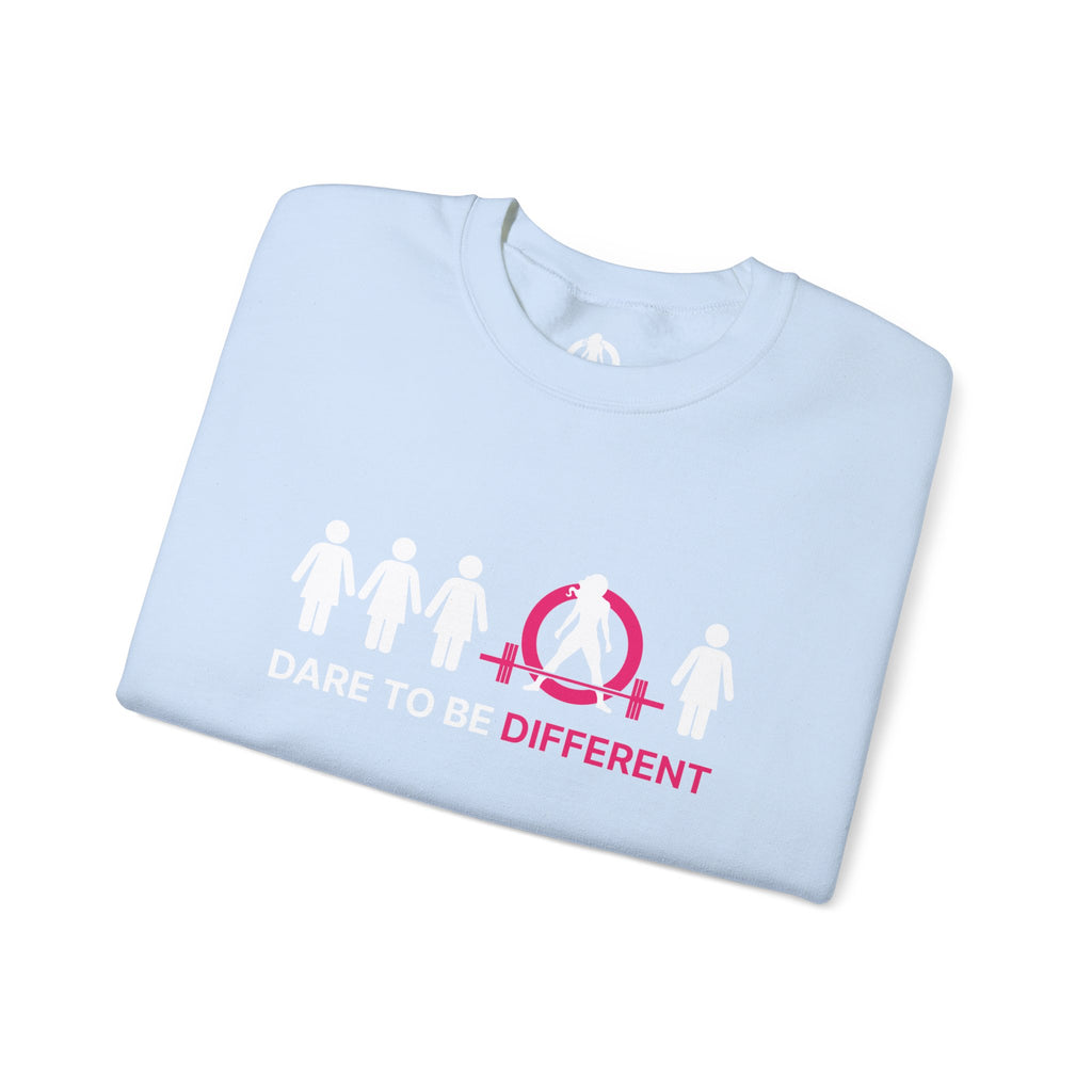 Dare To Be Different - Deadlift - Unisex Heavy Blend™ Crewneck Sweatshirt - Front  Logo