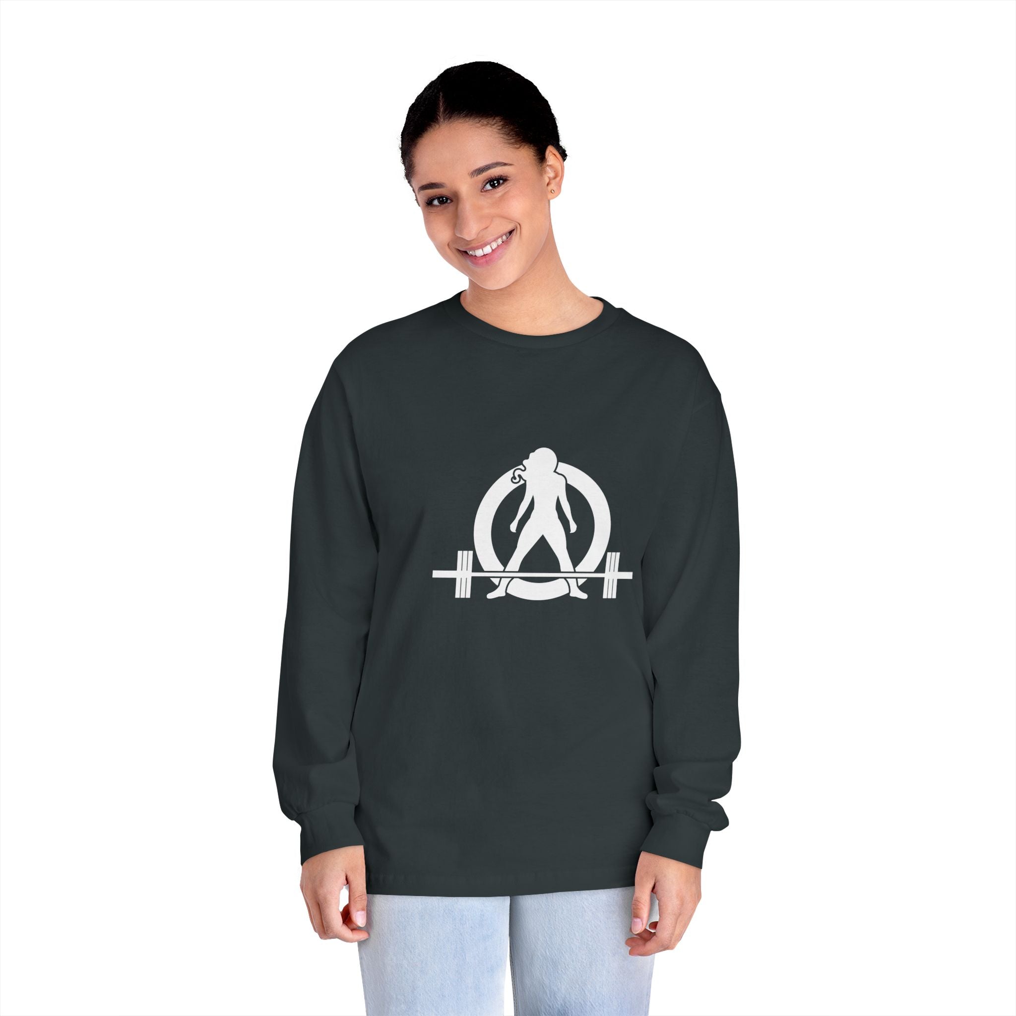 Unisex Classic Long Sleeve T-Shirt - WWLW White Logo