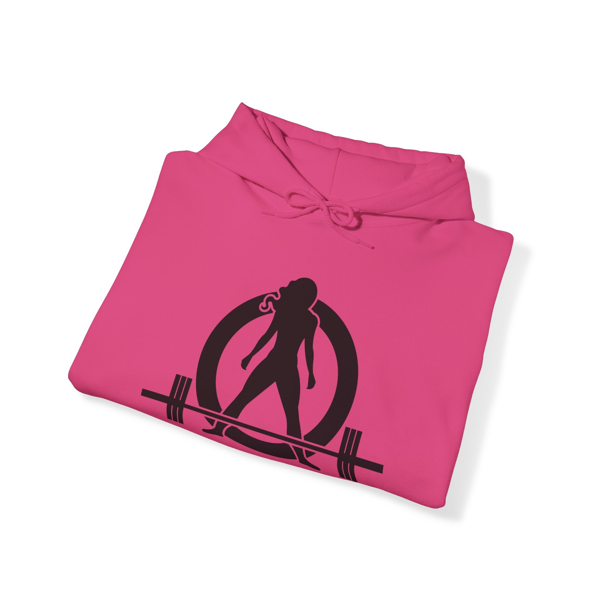 Goal Weight Strong AF - Unisex Heavy Blend Hooded Sweatshirt  - Front & Back Print Black