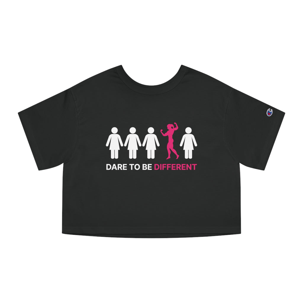 Dare To Be Different - Flex - Champion Women's Heritage Cropped T-Shirt