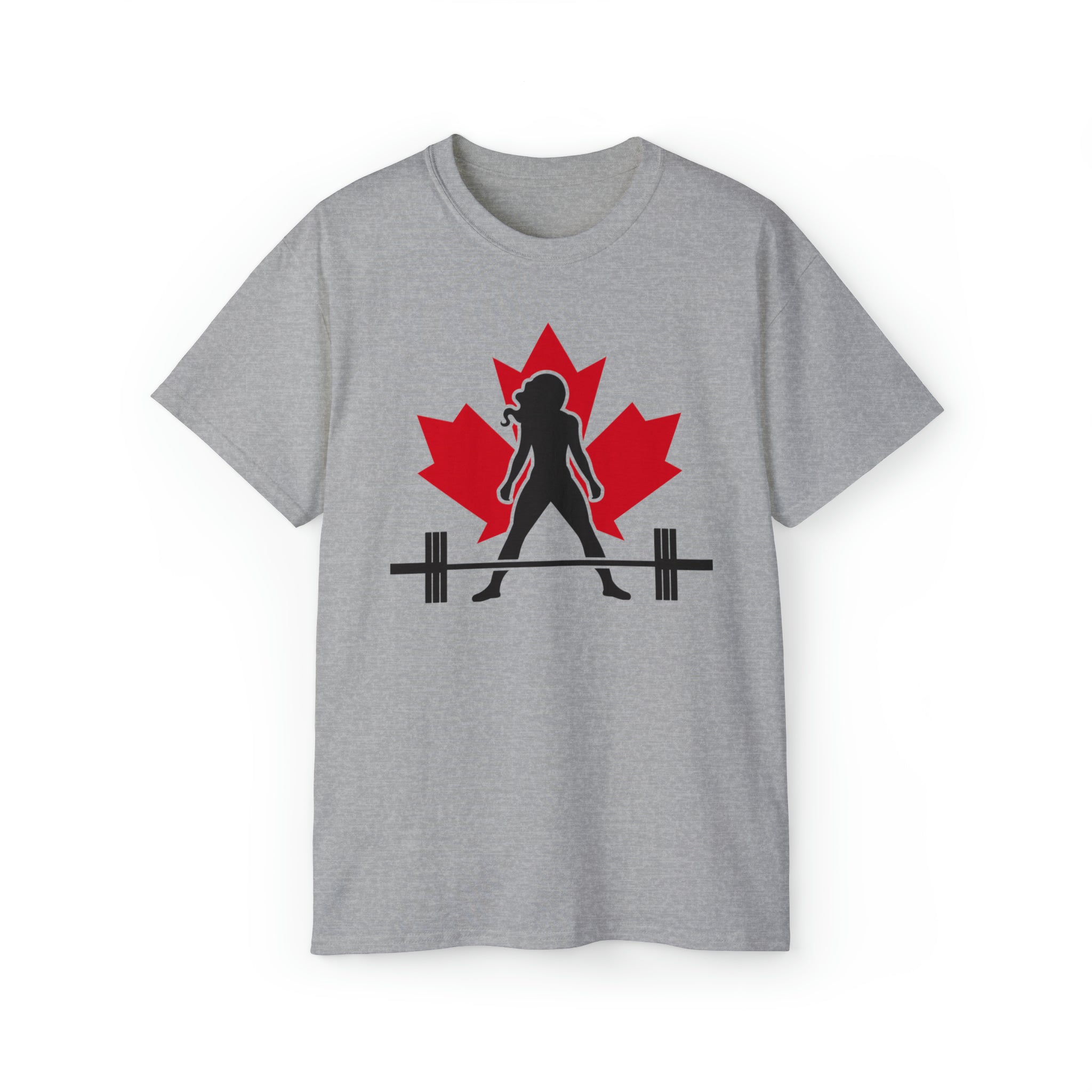 Unisex Ultra Cotton Tee - Canada Logo Light - Plain Back