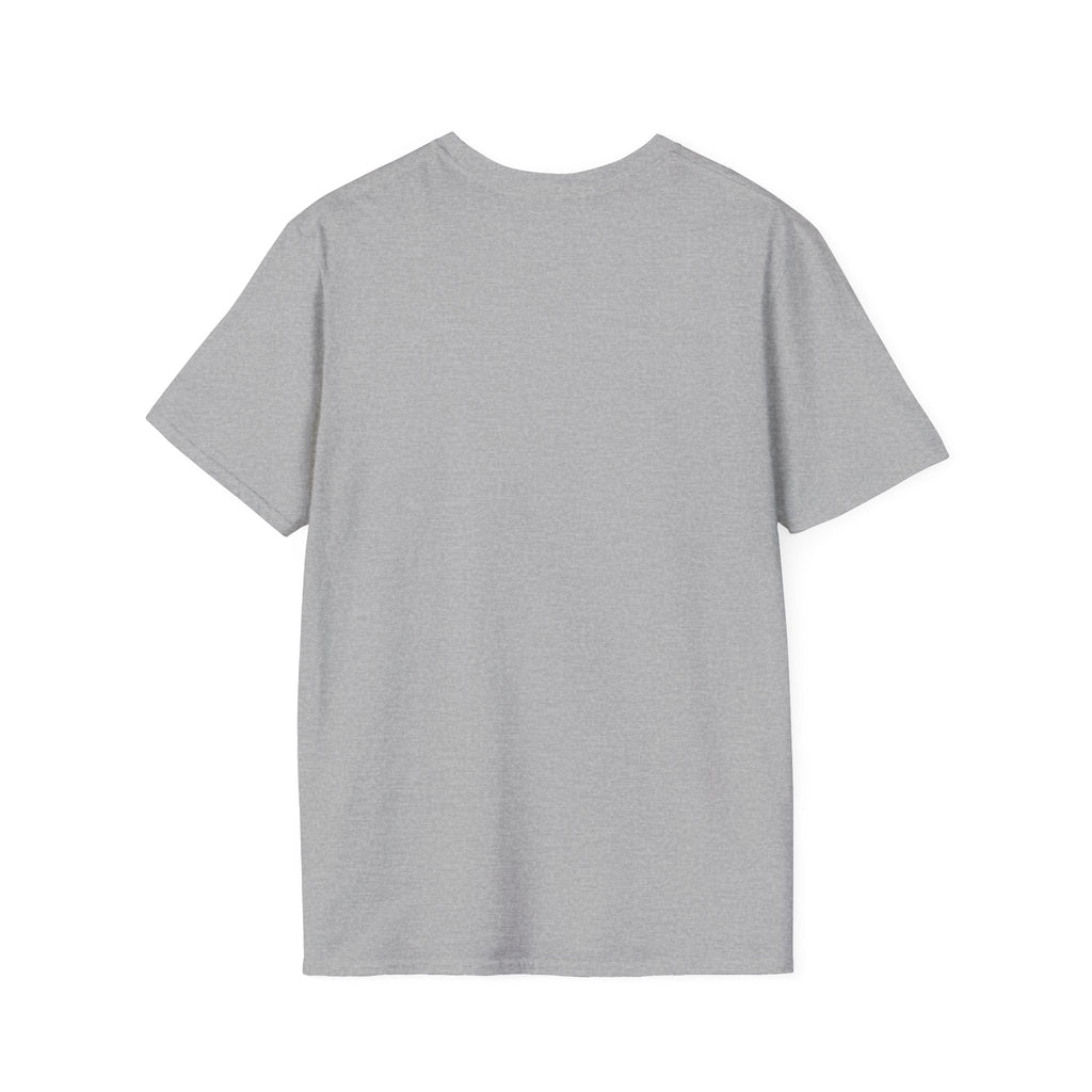 Unisex Softstyle T-Shirt - Black Distressed Logo - Plain Back (BEST SELLER)