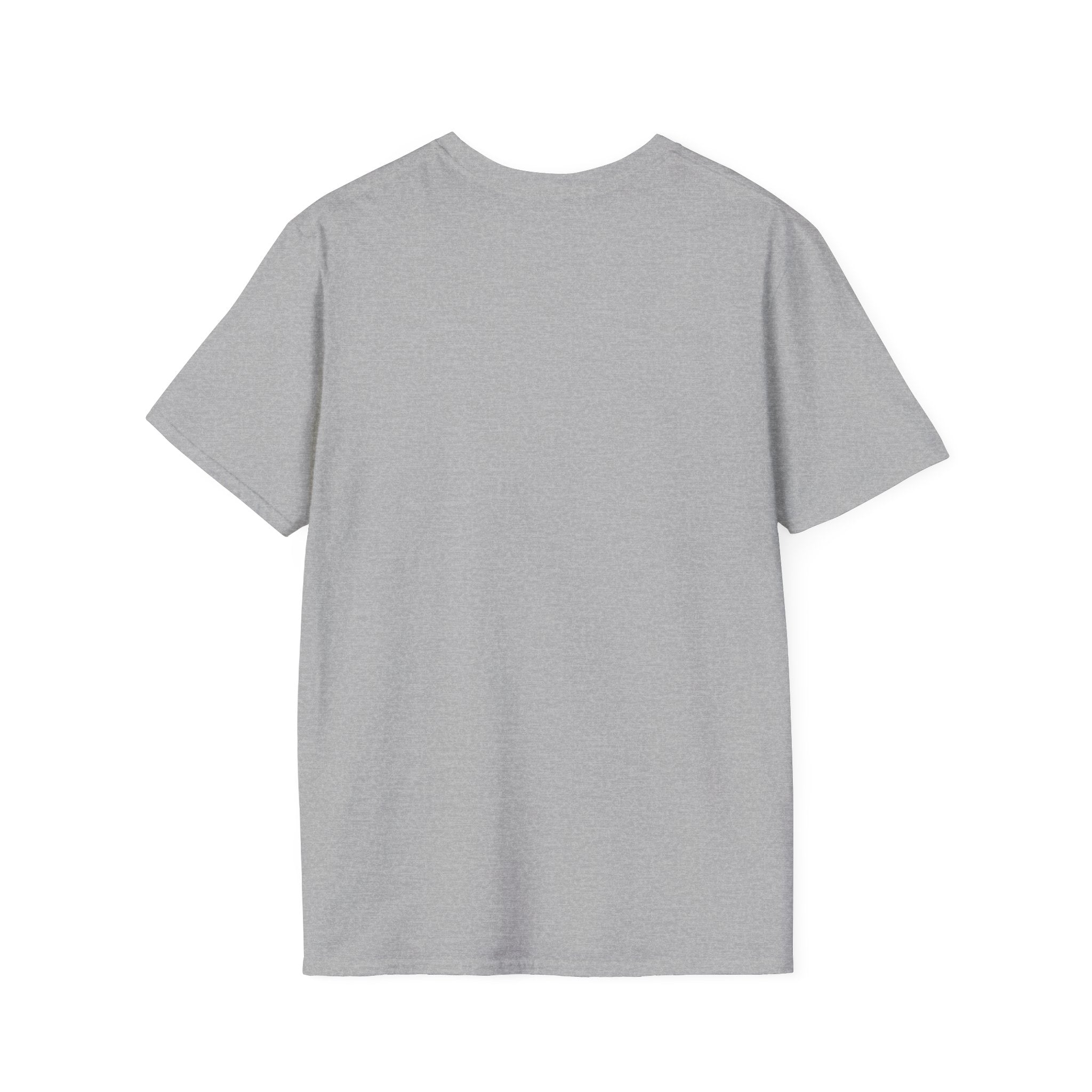 Unisex Softstyle T-Shirt - Black Distressed Logo - Plain Back (BEST SELLER)