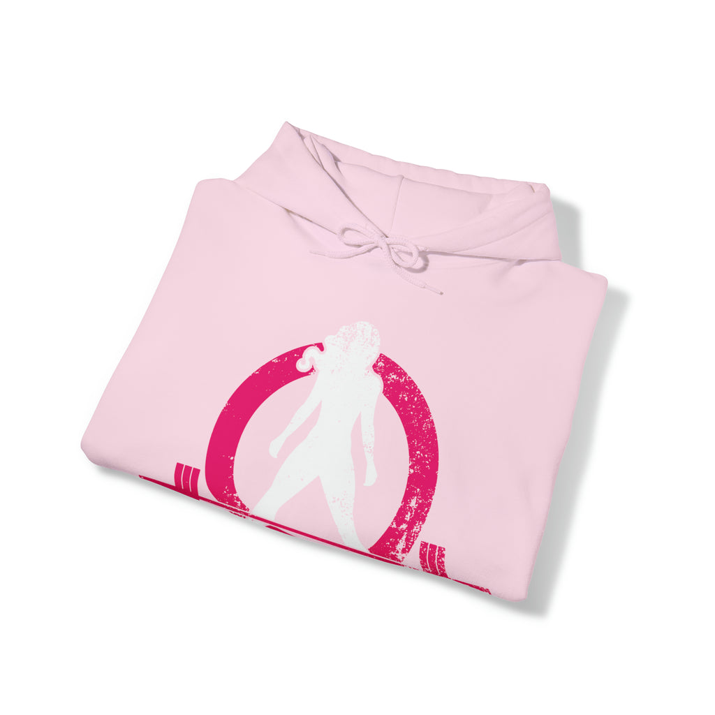 Strong Not Skinny - Color Distressed Logo - Unisex Heavy Blend Hooded Sweatshirt