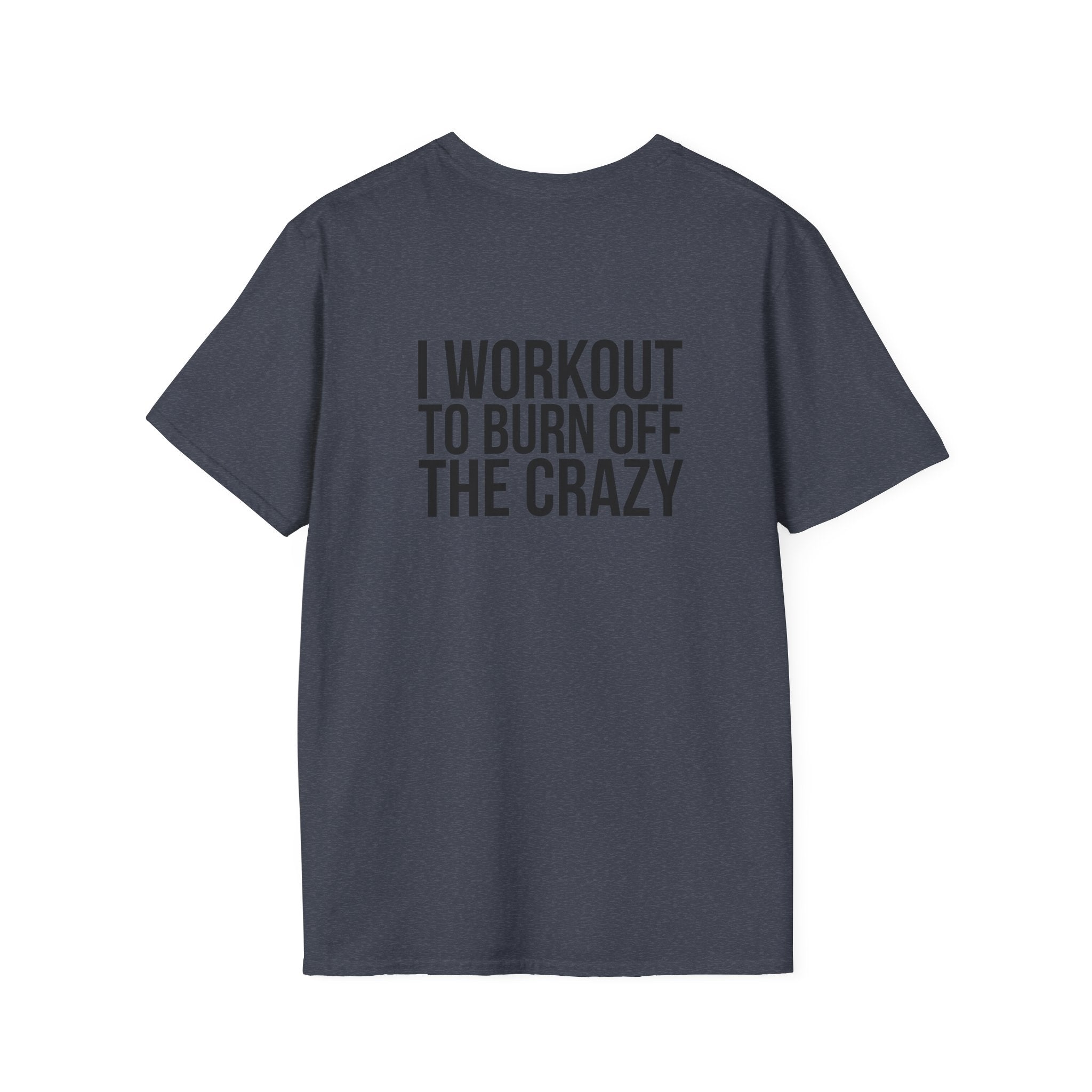 Cardio = Lift Weights Faster - Unisex Softstyle T-Shirt - Logo Front
