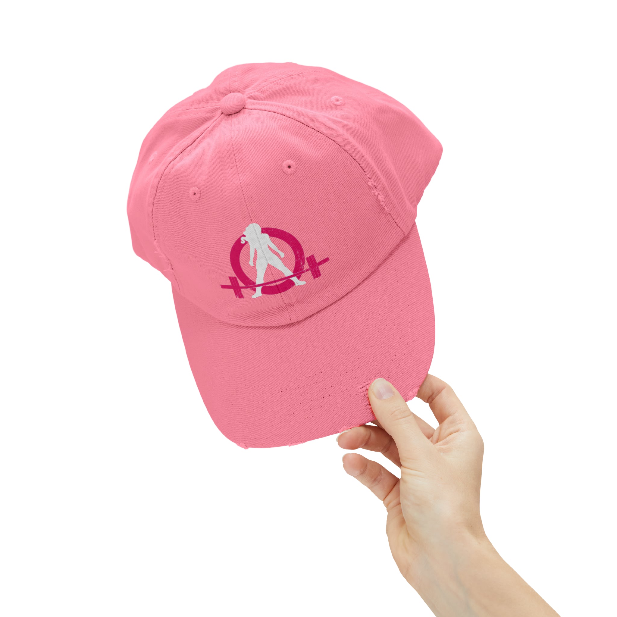 Unisex Distressed Cap - Classic Color Distressed Logo