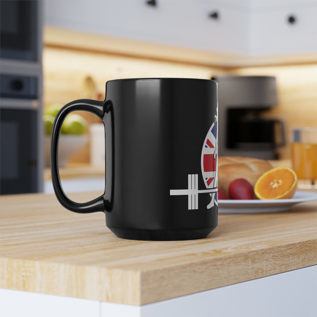 Black Mug, 15oz - UK Logo Dark