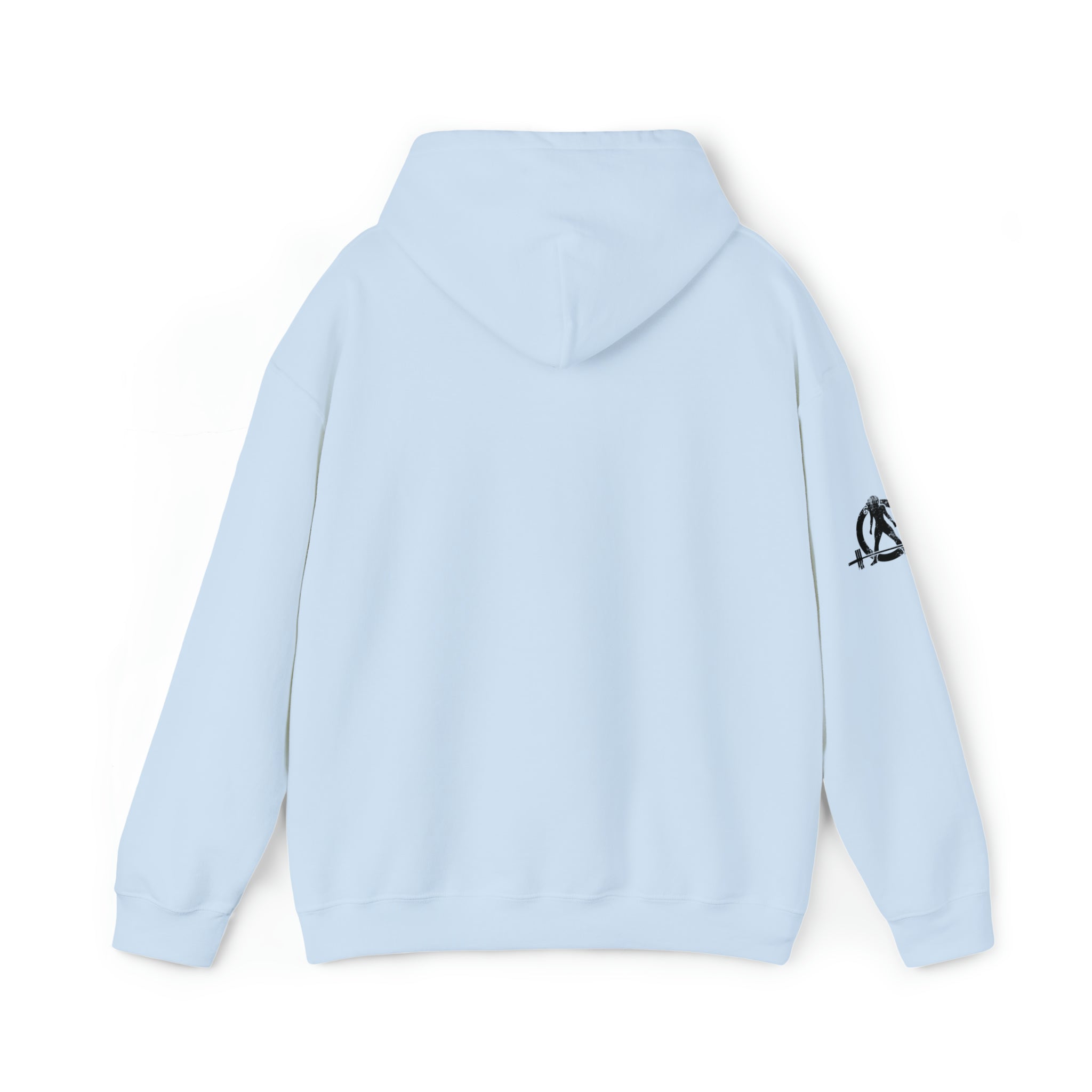 Strong Not Skinny - Unisex Heavy Blend Hooded Sweatshirt - Black Front Logo