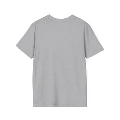 45 + 45 = 135  - Unisex Softstyle T-Shirt - Print on Front Plain Back