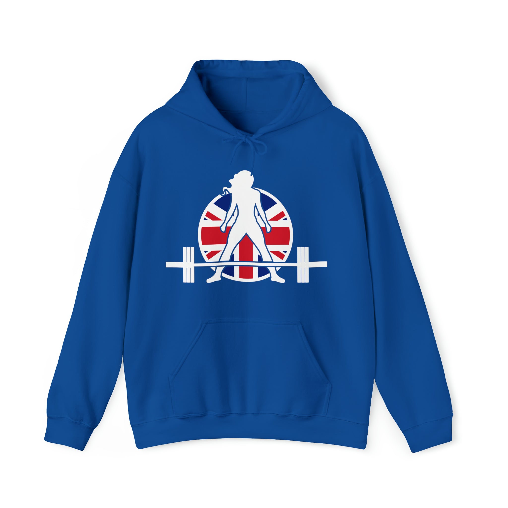 UK Logo - Unisex Heavy Blend Hooded Sweatshirt -  Plain Back