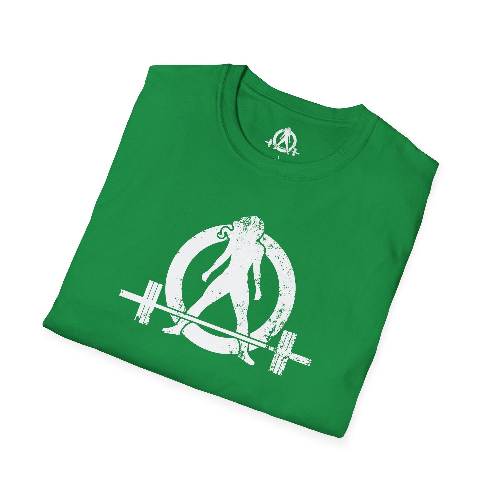 Unisex Softstyle T-Shirt - White Distressed Logo - Plain Back (BEST SELLER)