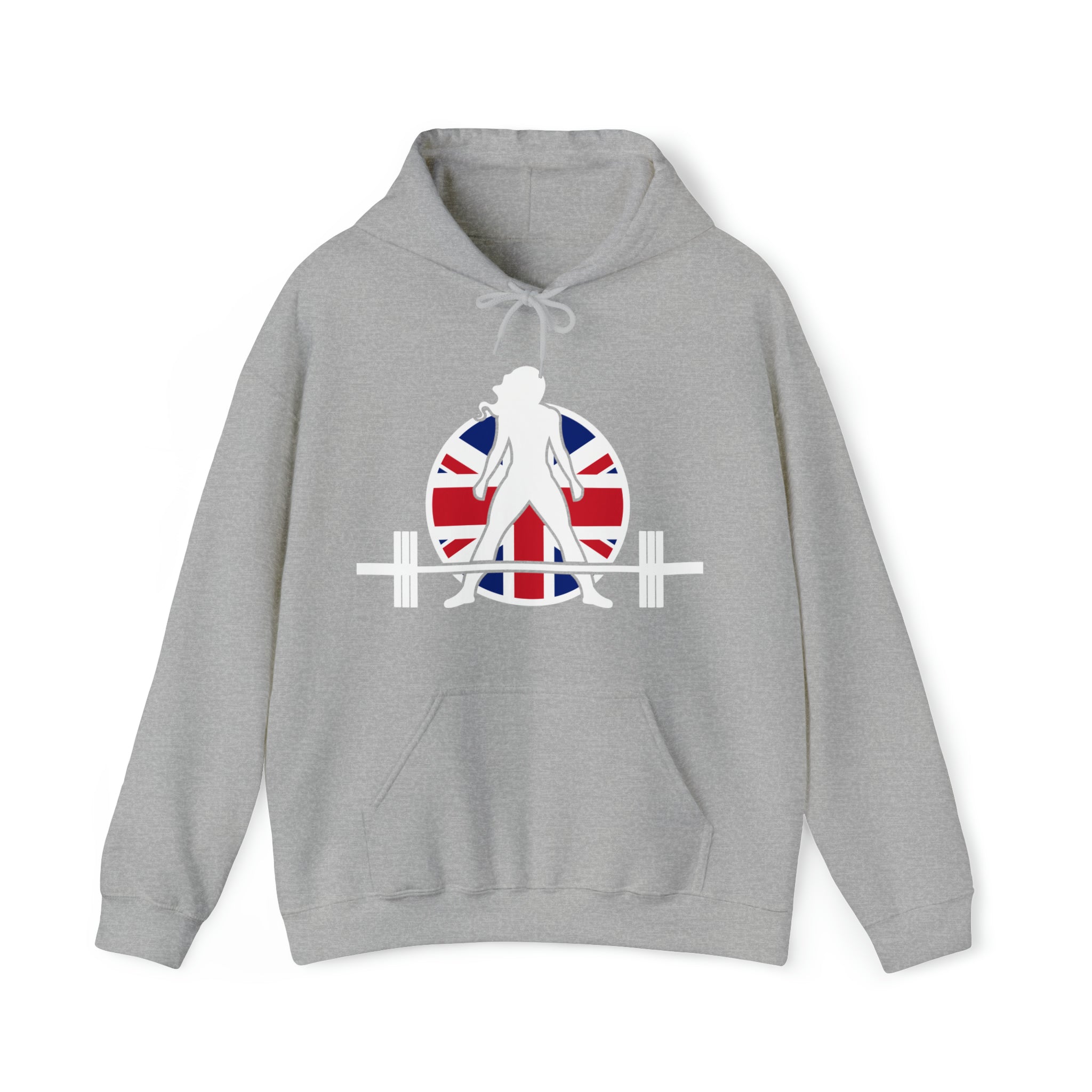 UK Logo - Unisex Heavy Blend Hooded Sweatshirt -  Plain Back