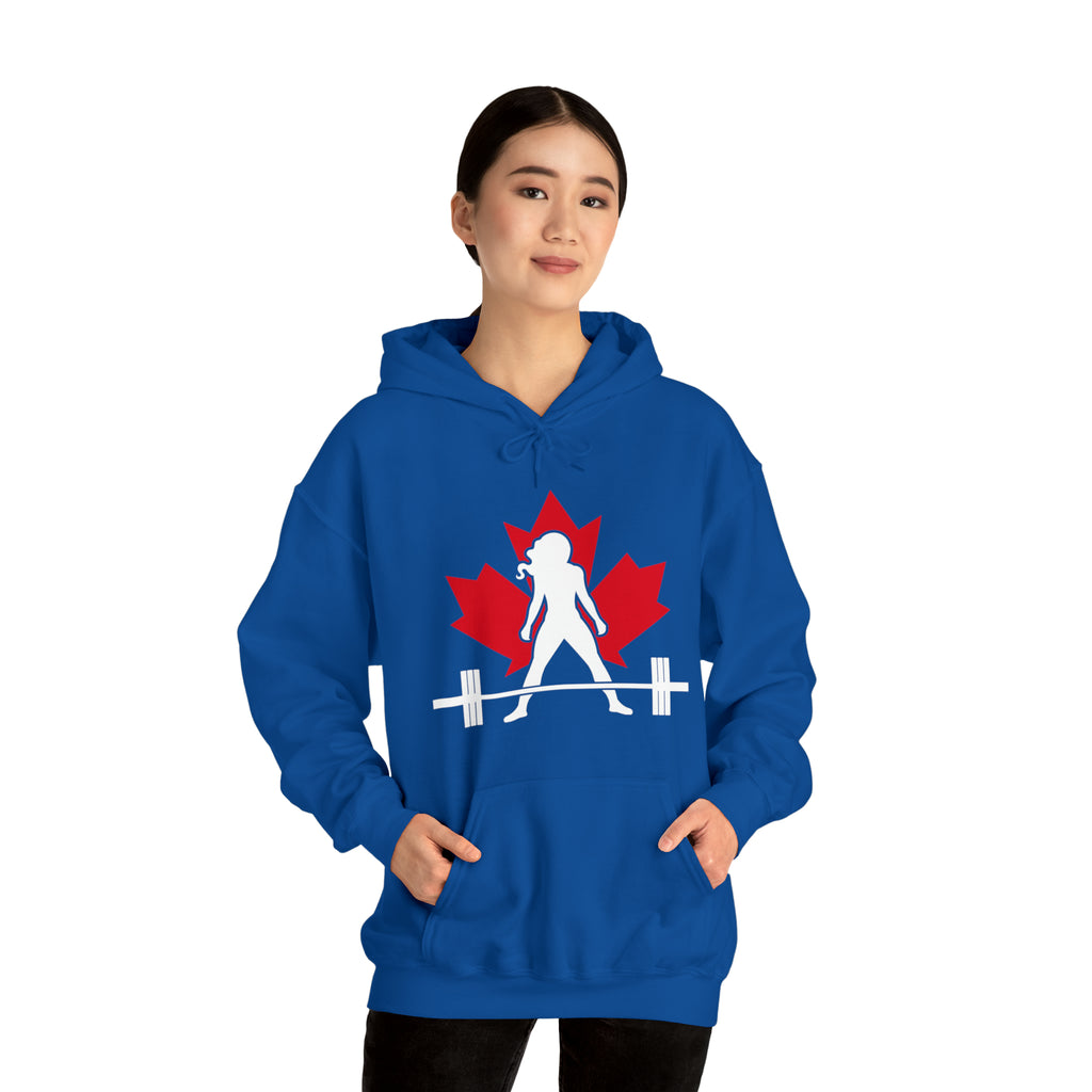 Unisex Heavy Blend Hooded Sweatshirt - Canada Dark Logo - Plain Back