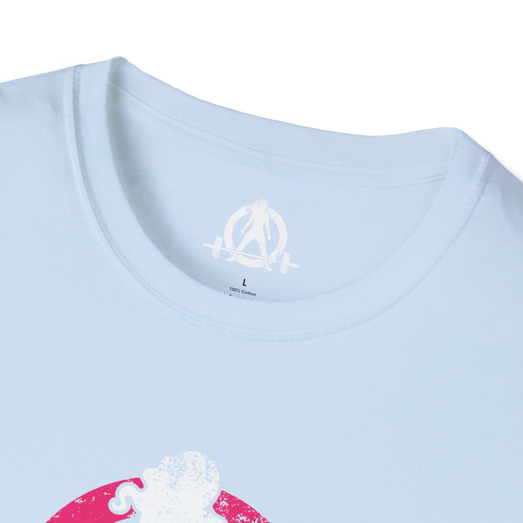 Unisex Softstyle T-Shirt - Color Distressed Logo - Plain Back