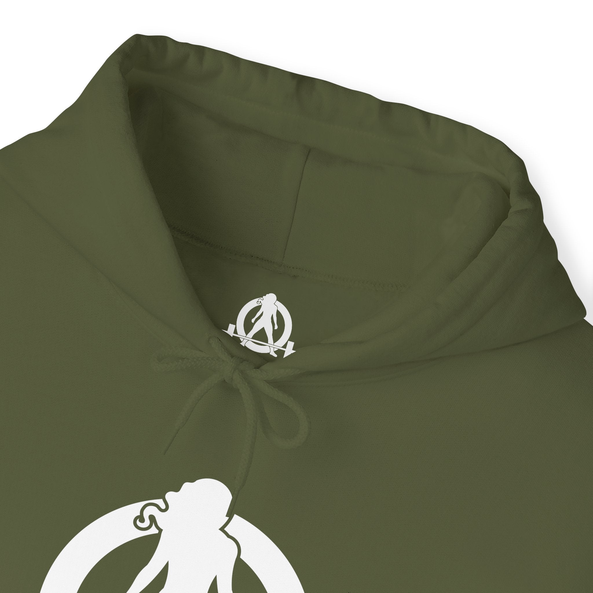 Cardio = Lift Weights Faster - Unisex Heavy Blend Hooded Sweatshirt - White Print on Front & Back