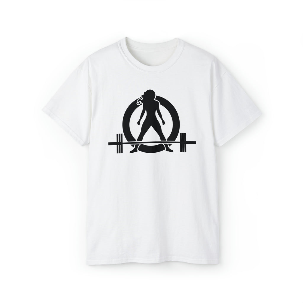 Classic Logo Black - Unisex Ultra Cotton Tee - Plain Back