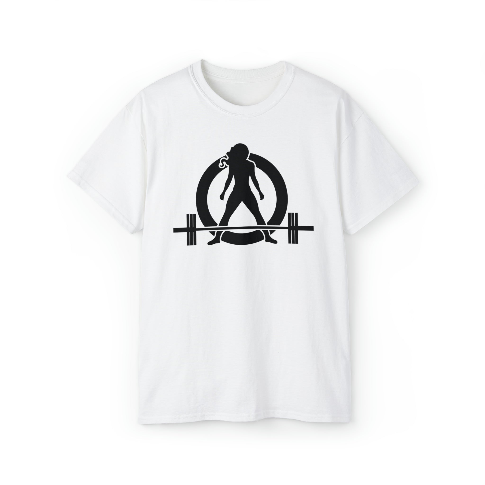 Classic Logo Black - Unisex Ultra Cotton Tee - Plain Back