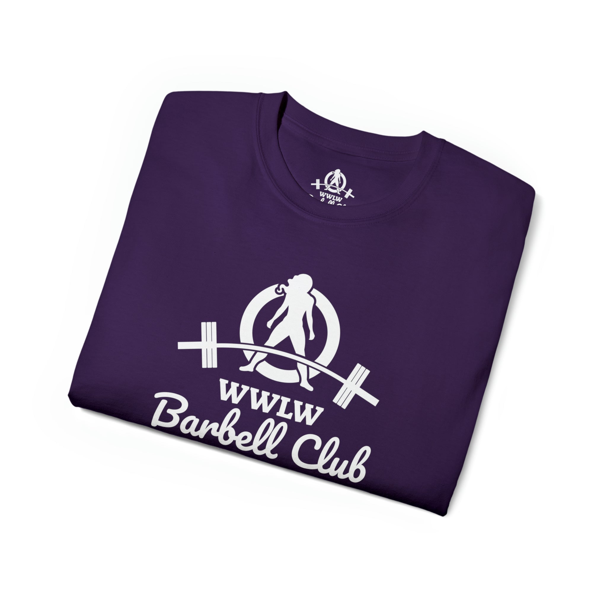 Barbell Club - Unisex Ultra Cotton Tee - White Logo
