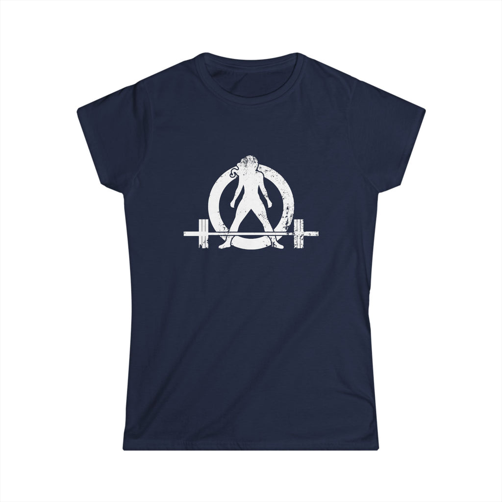 Strong Is Beautiful - Distressed White Logo - Women's Softstyle Tee (BEST SELLER)