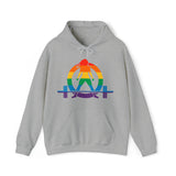 Pride Color Logo - Strong Is Beautiful - Unisex Heavy Blend Hooded Sweatshirt