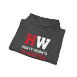 Heavy Weights Barbell Club  - Unisex Heavy Blend Hooded Sweatshirt  - Front Logo